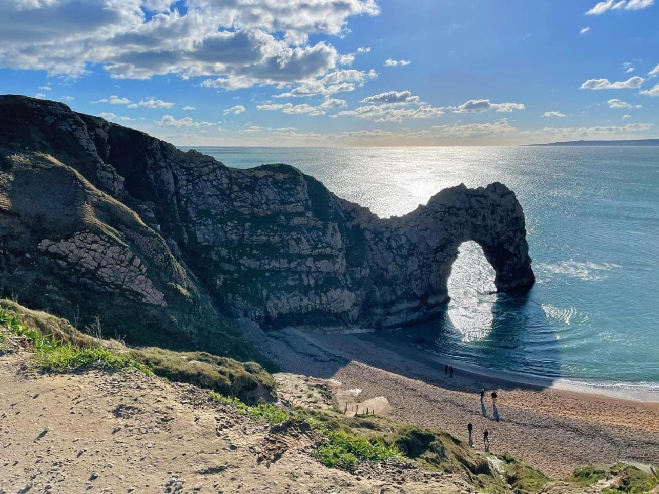Emma'S Sea View 2-Bedroom Caravan At Durdle Door Near Wareham Dorset West Lulworth Exterior foto